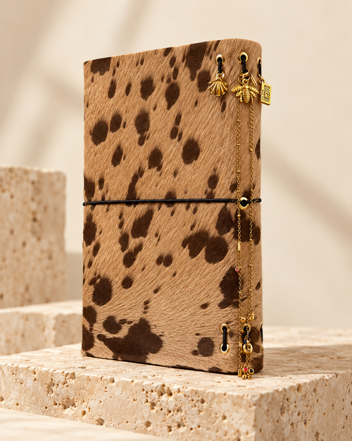 Aurelia — Genuine Spotted Cowhide A5 Journal