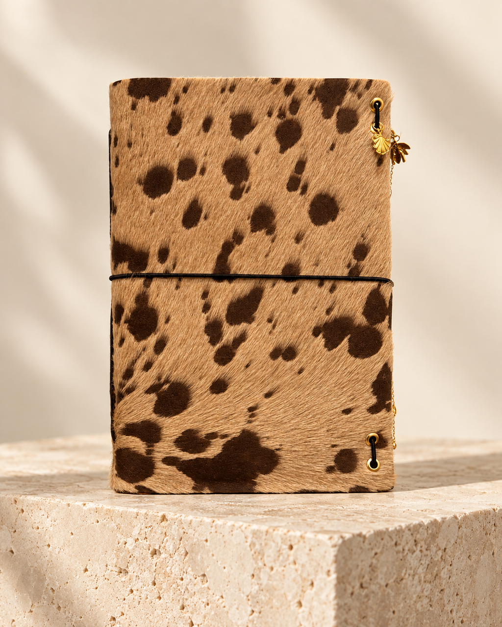 Aurelia — Genuine Spotted Cowhide A5 Journal